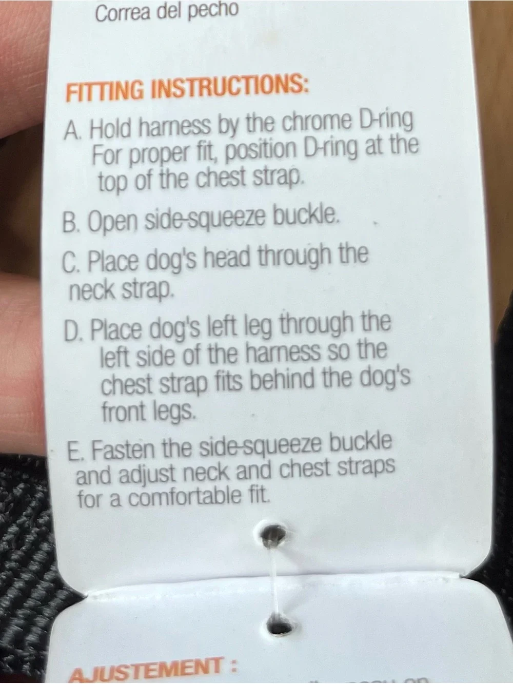 Petmate Black Dog Harness